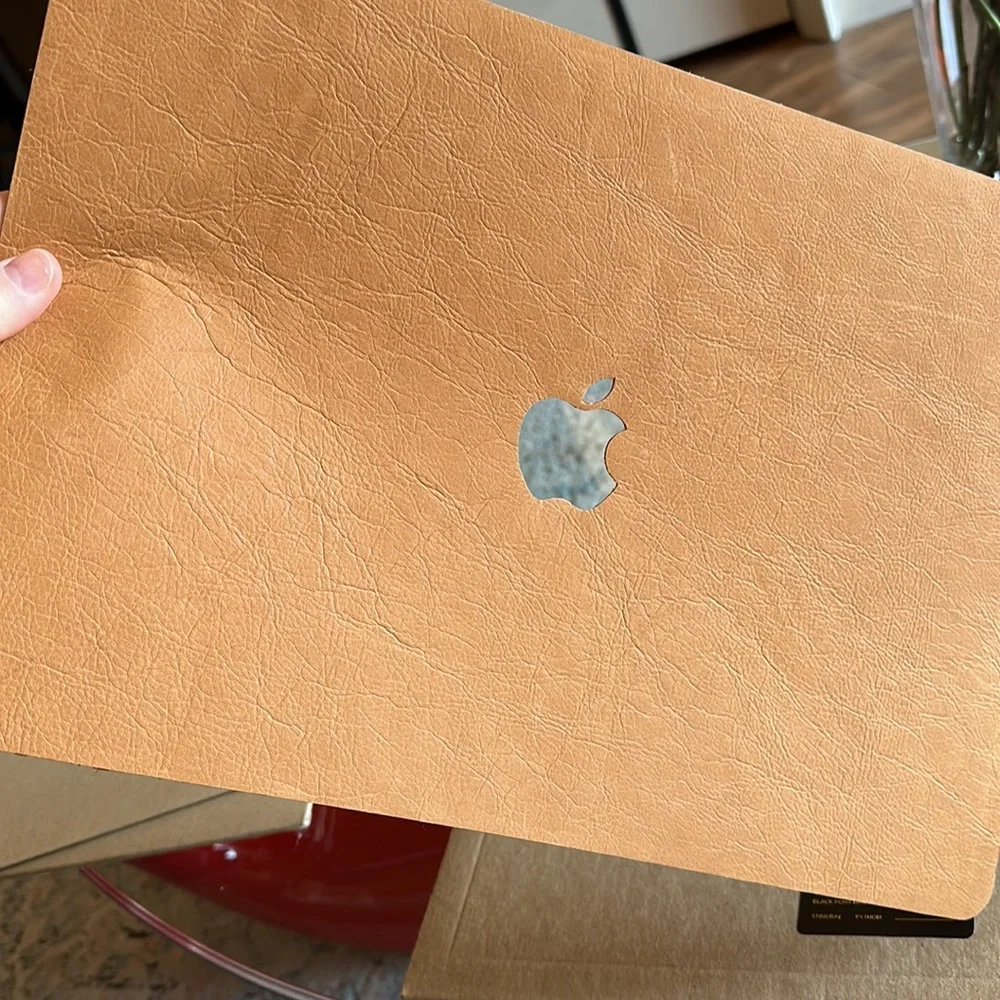 MacBook premium leather cover